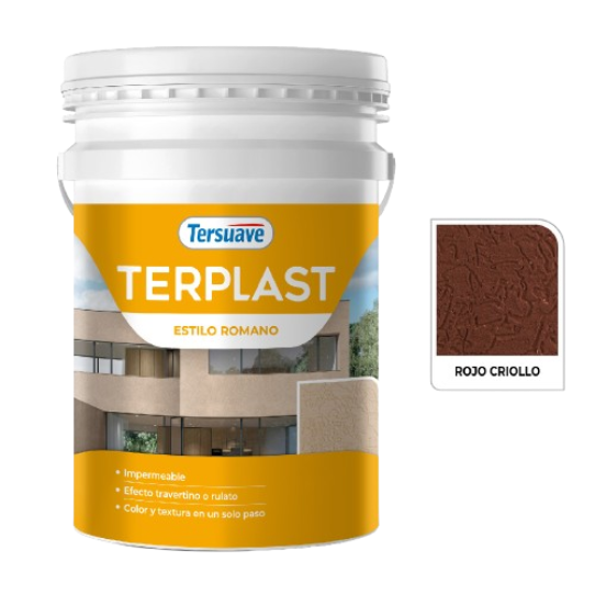 Terplast Estilo Romano Mediano Rojo Criollo Mate